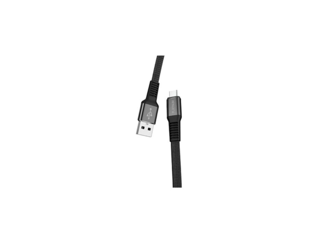 Buy Platinum TOUGH Type-C 2M 2.4A Cable - Black in Qatar Buy Platinum TOUGH Type-C 2M 2.4A Cable - Black in Qatar